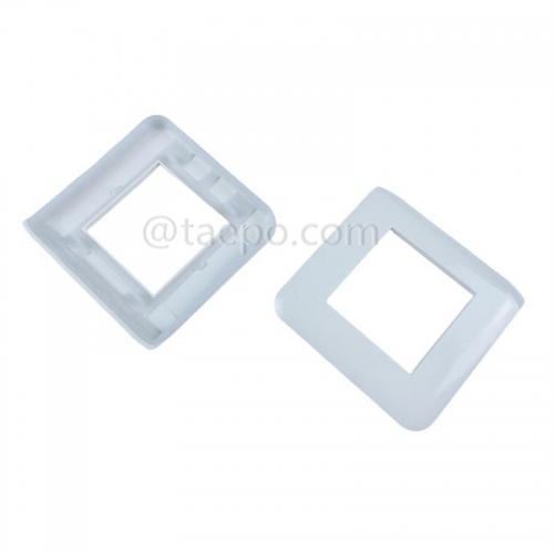 Faceplate frame, 80x80mm, French style, without insert