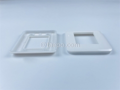 Faceplate frame, 80x80mm, French style, without insert