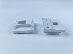 2-port insert, 45x45mm, French style, without keystone jack