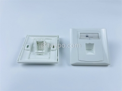 1-port faceplate, 86x86mm, German style