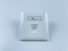 1-port faceplate, 86x86mm, German style