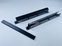 1U 24 fingers Metal cable manager to organize and manage cables from China Manufacturer TAEPO for Sale