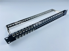 Telecom Parts Export 19 inch 1U 48 port blank patch panel for UTP keystone jack from China Manufacturer TAEPO for Sale