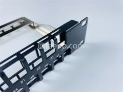 Telecom Parts Export 19 inch 1U 48 port blank patch panel for UTP keystone jack from China Manufacturer TAEPO for Sale