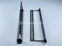 Telecom Parts Export 19 inch 1U 48 port blank patch panel for UTP keystone jack from China Manufacturer TAEPO for Sale