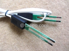 2-pole SM connection cord, with test plug to test plug for MDF disconnection block 71 #TP-1401-100, 1.5m