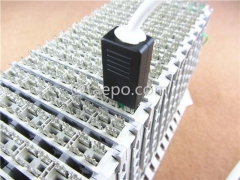 2-pole SM connection cord, with test plug to test plug for MDF disconnection block 71 #TP-1401-100, 1.5m