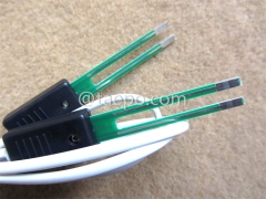 2-pole SM connection cord, with test plug to test plug for MDF disconnection block 71 #TP-1401-100, 1.5m