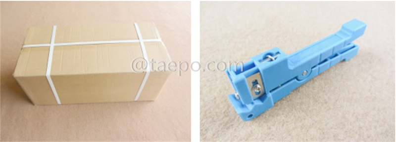 Packing pictures for Cable stripping tool for coaxial, fiber and flexiable power cable