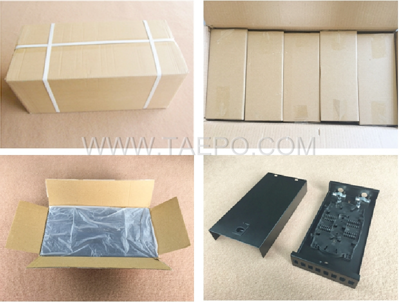 Packing pictures for Fiber termination box (FTB), indoor, SC, 8 fibers, cold rolling steel housing with powder coating