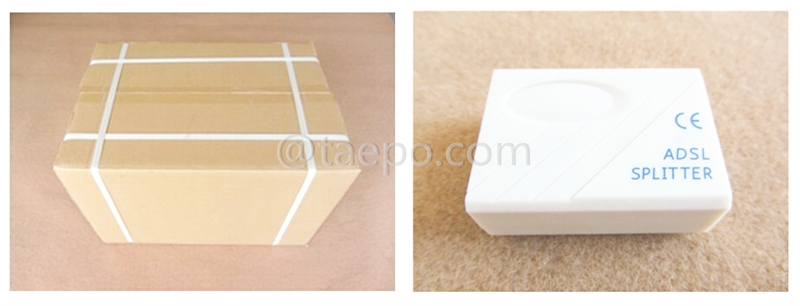 Packing pictures for CPE ADSL splitter