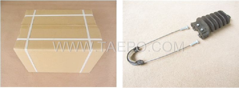 Packing pictures for Anchor clamp, cable dia 5-9mm, UV protection