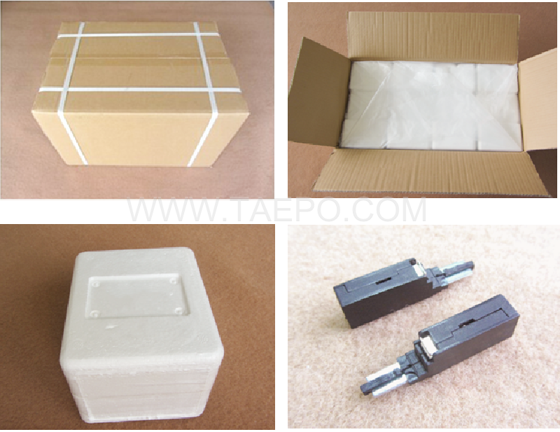 Packing pictures for 1 pair MDF protector for LSA module against over voltage protection