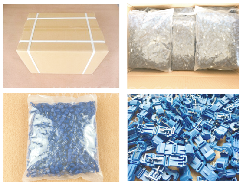 Packing picture for 952 self-stripping electrical tap connectors, 1-wire, AWG18-14 conductor, single pin, blue