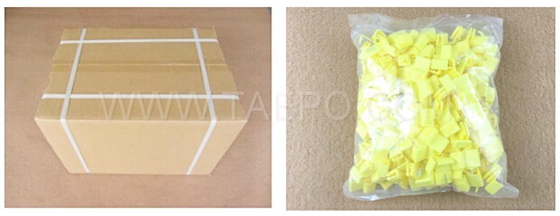 packing picture for 562 run & tap connector, 2-wire, AWG12-10 conductor, single pin, yellow