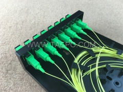 Fiber termination box (FTB), indoor, SC, 8 fibers, cold rolling steel housing with powder coating