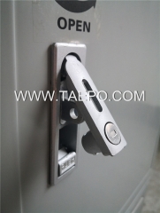 Outdoor SMC fiber street cabinet, SC, 96 fibers, single-sided, single door, plastic case splitter type, with 4 plastic case slots