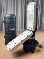 Fiber optic splice closure (FOSC), vertical type, heat shrink sealing, 96 fibers, max 96 bunchy fibers