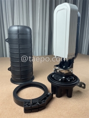 Fiber optic splice closure (FOSC), vertical type, heat shrink sealing, 96 fibers, max 96 bunchy fibers