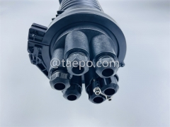 Fiber optic splice closure (FOSC), vertical type, mechanical sealing , 144 fibers