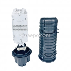 Fiber optic splice closure (FOSC), vertical type, mechanical sealing , 144 fibers