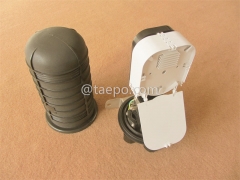 Fiber optic splice closure (FOSC), vertical type, mechanical sealing , 48 fibers