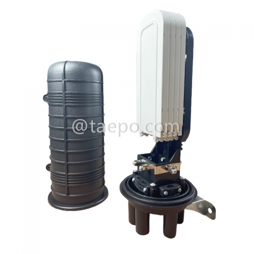 Fiber optic splice closure (FOSC), vertical type, heat shrink sealing, 96 fibers, max 96 bunchy fibers