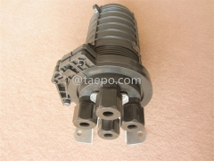 Fiber optic splice closure (FOSC), vertical type, mechanical sealing , 48 fibers