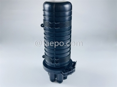 Fiber optic splice closure (FOSC), vertical type, mechanical sealing , 144 fibers