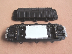 Fiber optic splice closure (FOSC), horizontal type, mechanical sealing, 72 fibers