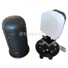 Fiber optic splice closure (FOSC), vertical type, heat shrink sealing , 48 fibers