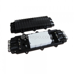 Fiber optic splice closure (FOSC), horizontal type, mechanical sealing, 96 fibers