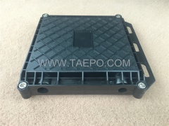 Fiber optic splice closure (FOSC), horizontal type, mechanical sealing, 24 fibers, max 24 bunchy fibers