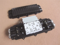 Fiber optic splice closure (FOSC), horizontal type, mechanical sealing, 96 fibers