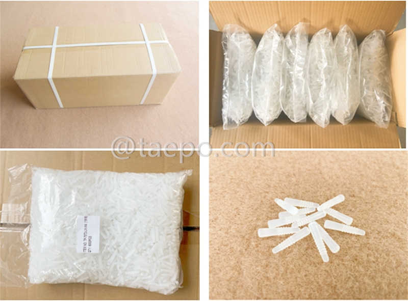 Packing Picture for High Temperature cylinder screw type Silicone Rubber Coating plug for powder coating