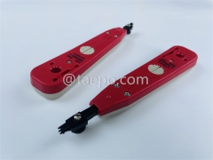 Insertion tool for MDF disconnection block 71 #TP-1401-100, red & grey, with plastic chunk