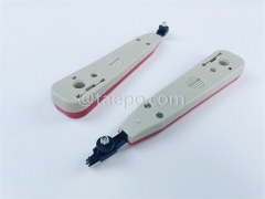 Insertion tool for MDF disconnection block 71 #TP-1401-100, red & grey, with plastic chunk