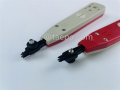 Insertion tool for MDF disconnection block 71 #TP-1401-100, red & grey, with plastic chunk