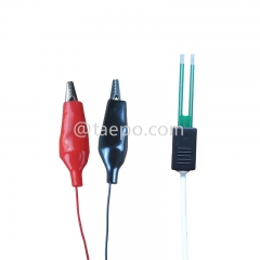 2-pole SM test cord, with test plug to alligator clip for MDF disconnection block 71 #TP-1401-100, 1.5m