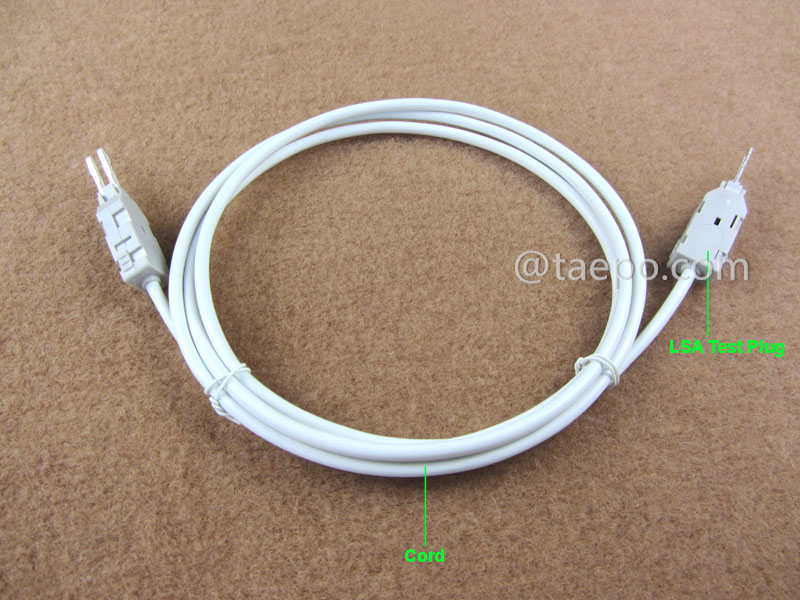 illustration for 4-pole connection cord, LSA test plug to LSA test plug , 1.5m