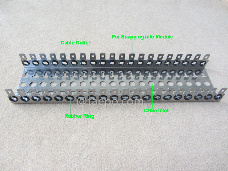illustration for 10 pairs LSA back mount frame, 20 ways