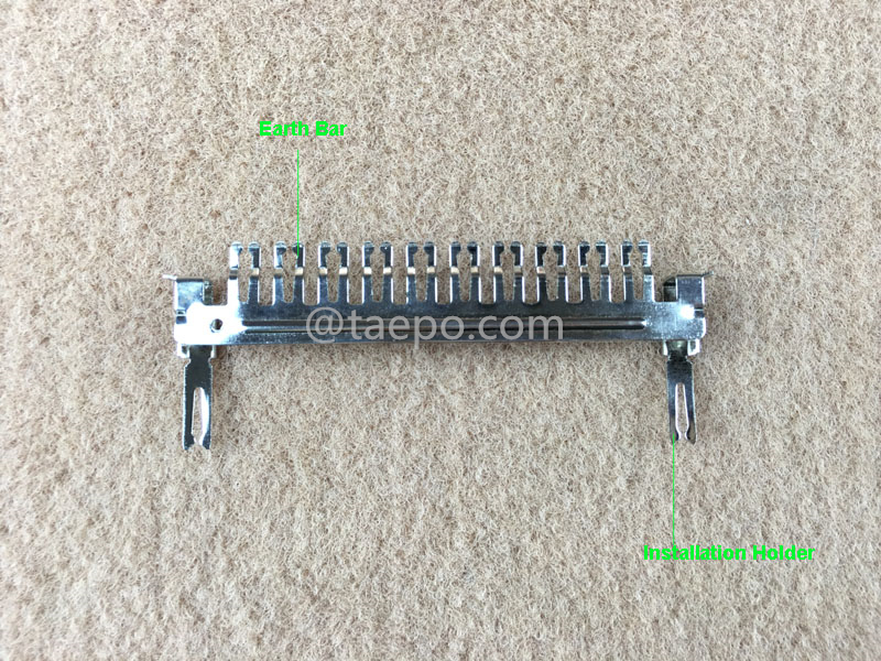illustration for 10 pairs earth bar for NT module #TP-1206-10P