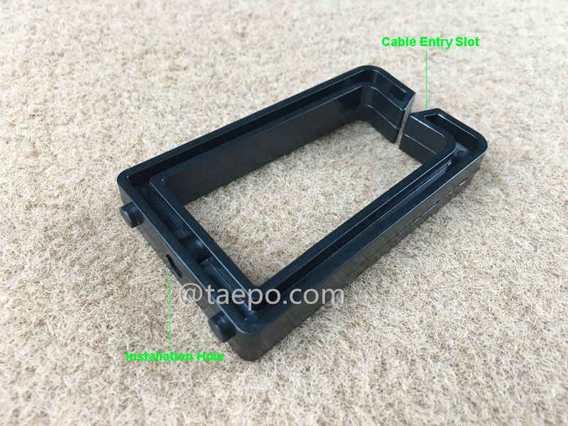 illustration for square shape cable guide ring