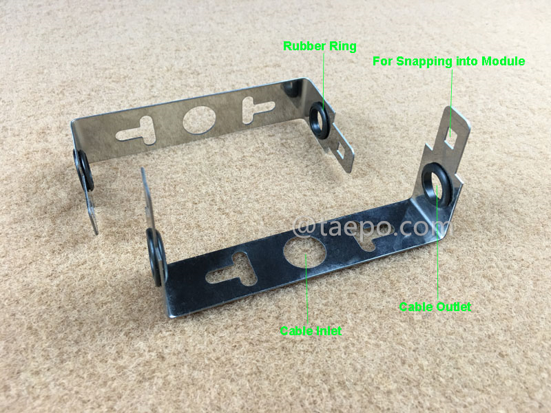 illustration for 10 pairs LSA back mount frame, 1 way