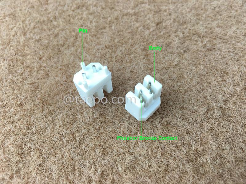 illustration for 2 pins PCB connection module