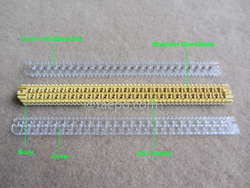 illustration for 25 pairs dry straight splicing module