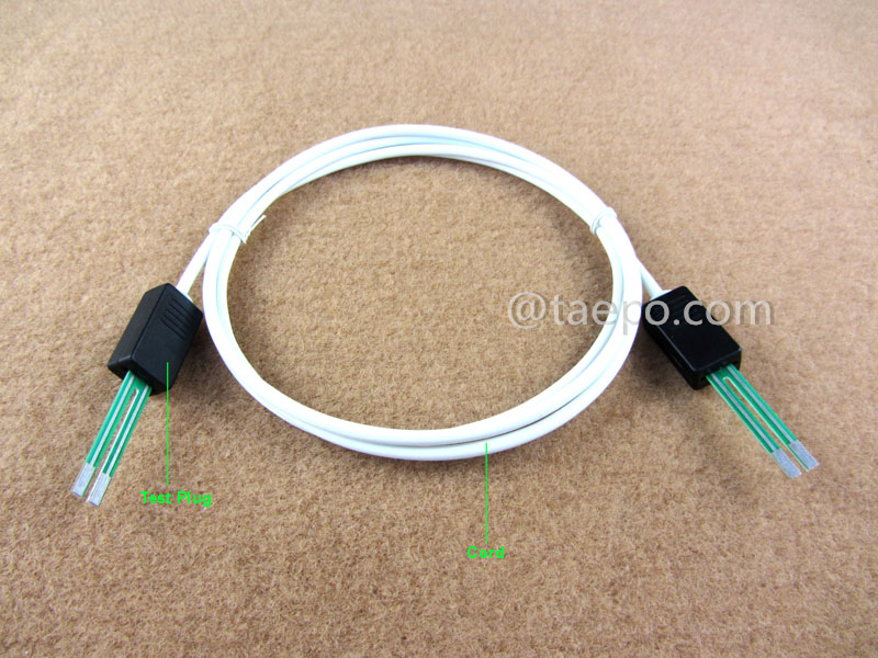 Illustration for 4-pole CN connection cord, test plug to test plug, 1.5m