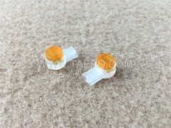 UY2 butt connector, 2-wire, 0.4-0.9mm conductor, max insulation 2.08mm, dual pins, gel filled