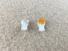 UY2 butt connector, 2-wire, 0.4-0.9mm conductor, max insulation 2.08mm, dual pins, gel filled