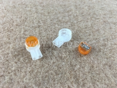 UY2 butt connector, 2-wire, 0.4-0.9mm conductor, max insulation 2.08mm, dual pins, gel filled
